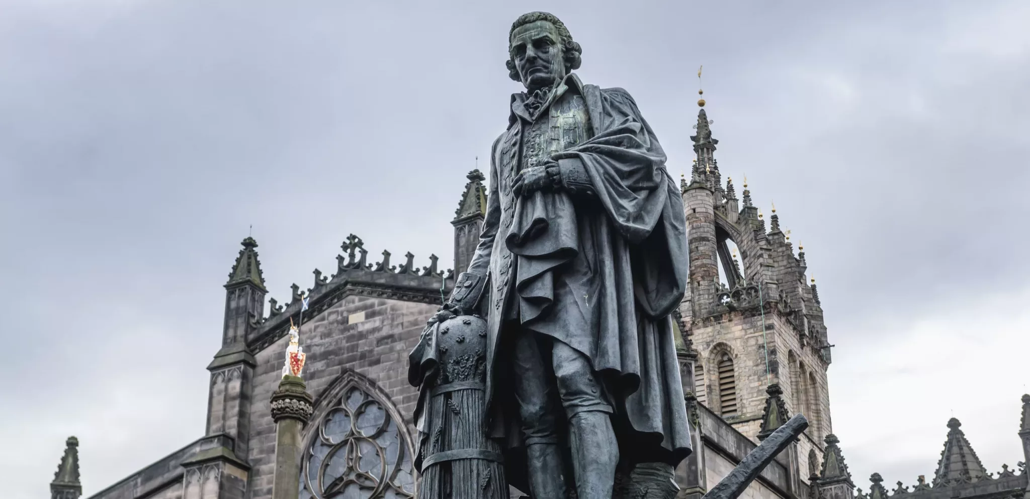 Adam Smith Statue in Edinburgh