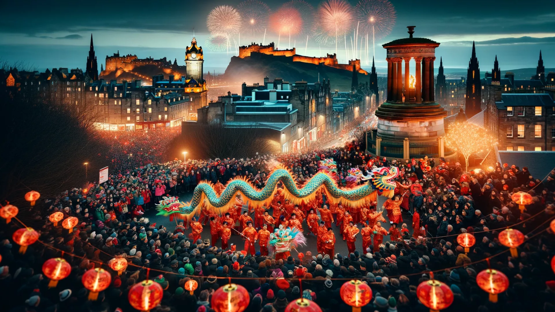 Chinese New Year celebrations in Edinburgh