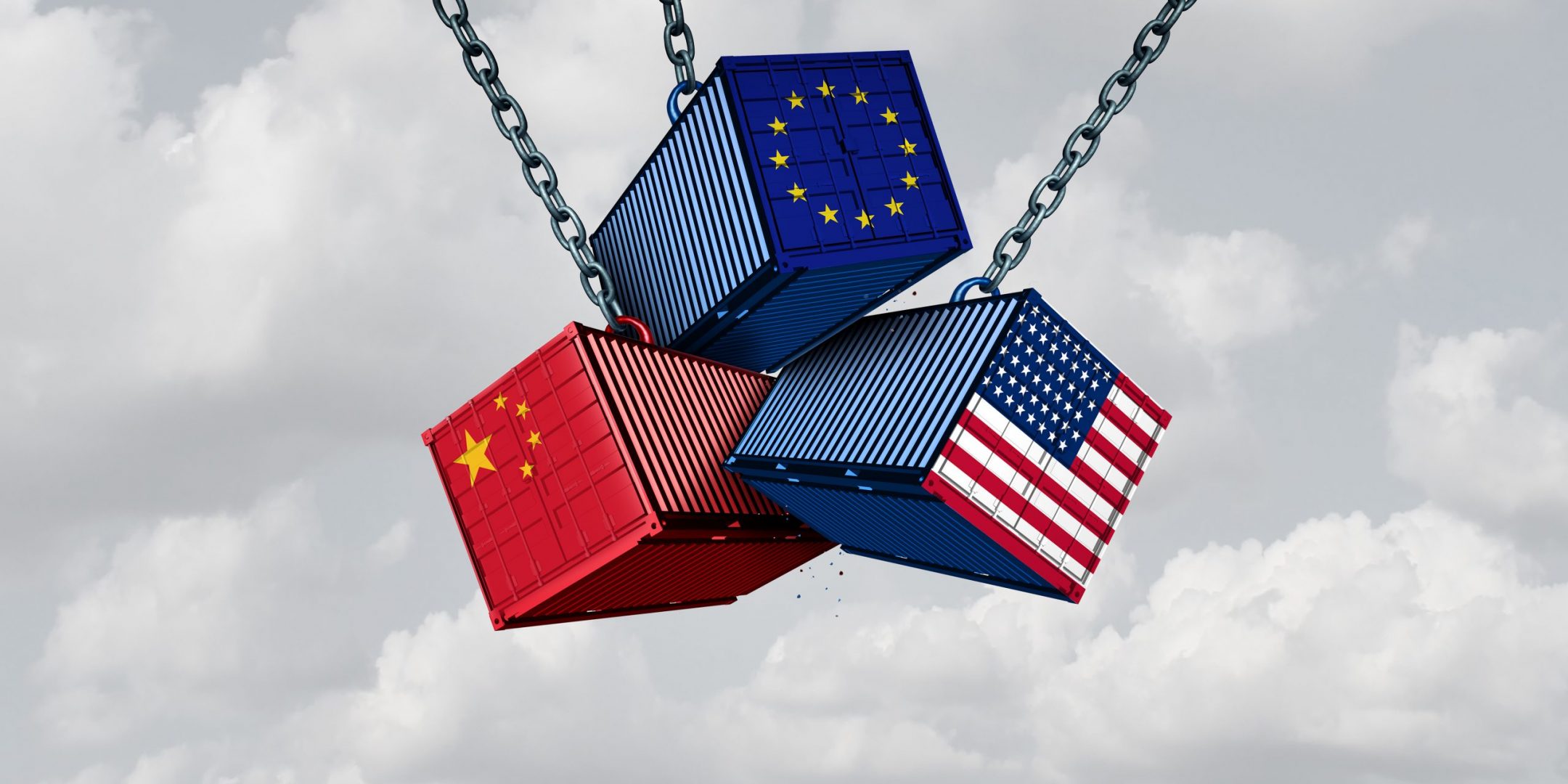 Chinese,European,And,American,Tariff,War,As,A,China,Europe