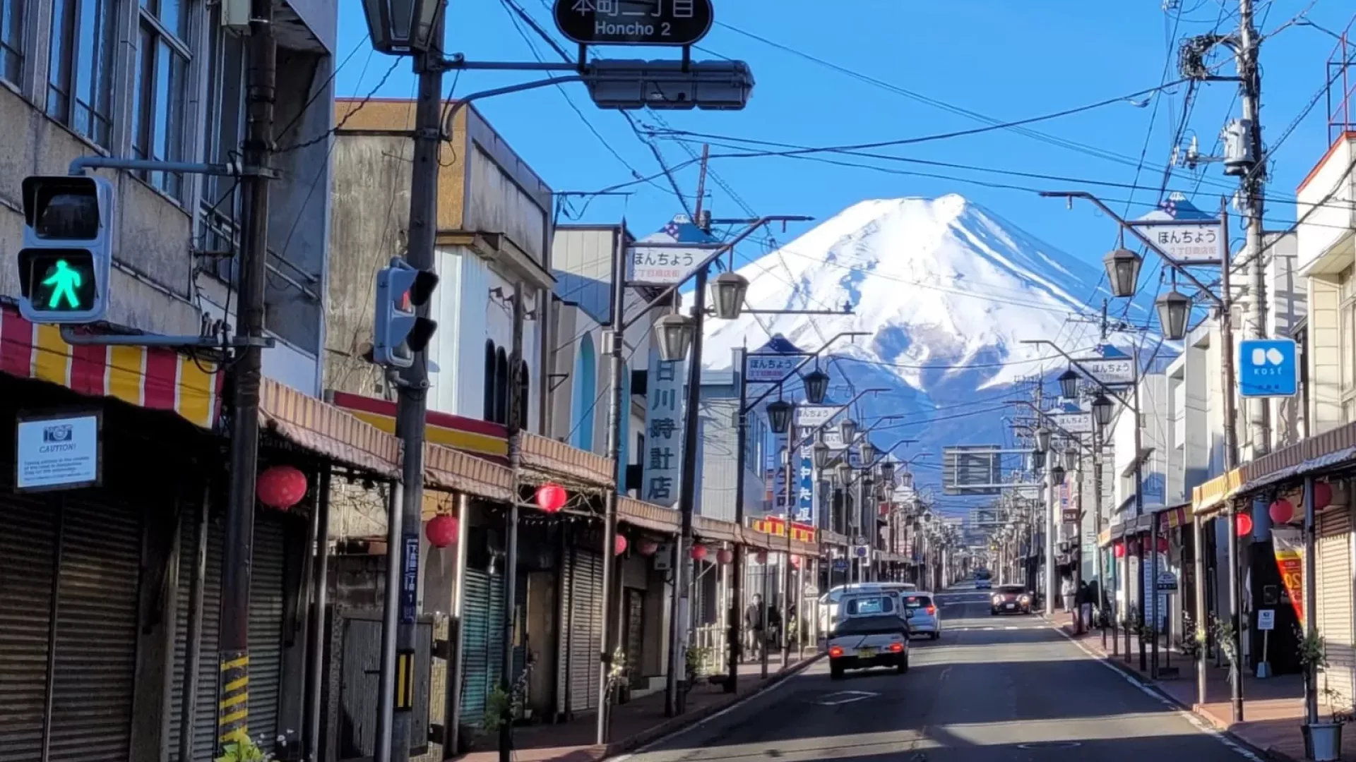 [Photo by Seira Duncan] A view of Mt. Fuji on a clear day from Fuji-Yoshida, a city in Yamanashi Prefecture